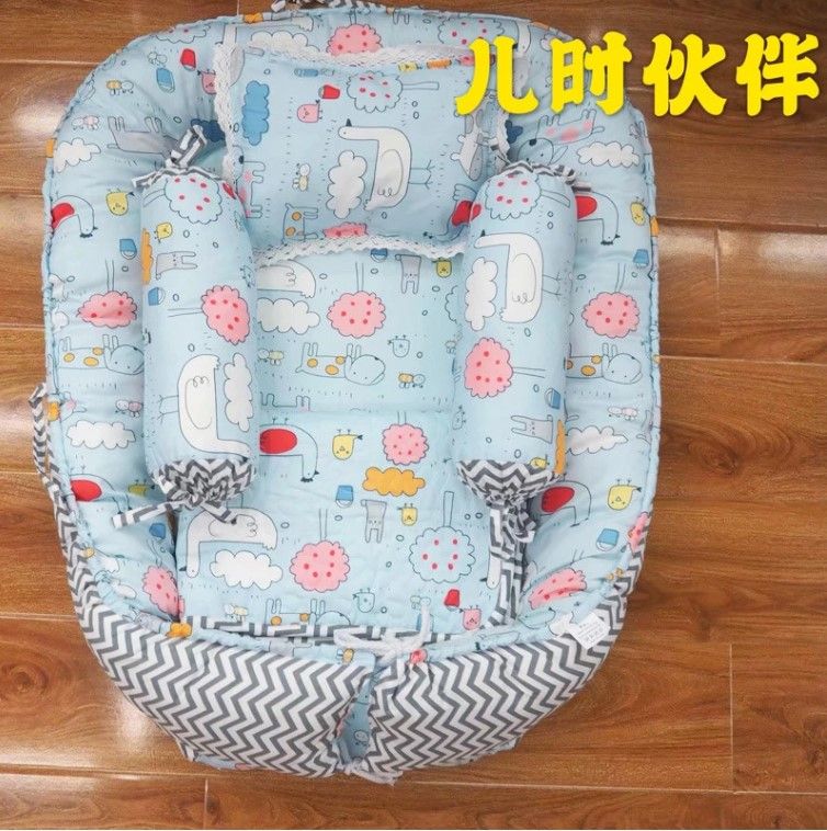婴儿床便携式床中床 新生婴幼儿仿生床产品图