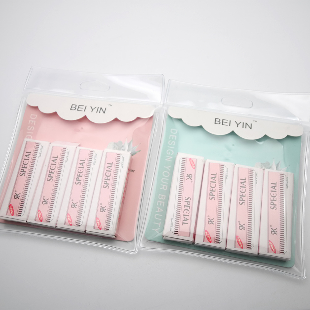 Eyebrow razor Razor Razor Stainless steel 5 pieces per box with eyebrow razor beauty and makeup tool Eyebrow razor
