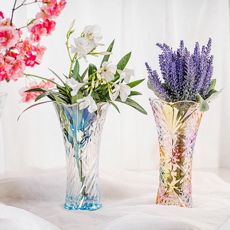 花瓶插花工艺品透明瓶子雕花工艺厂家直销详情图8
