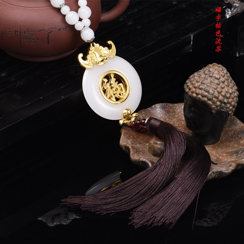 Ox Horn blessing pendant
