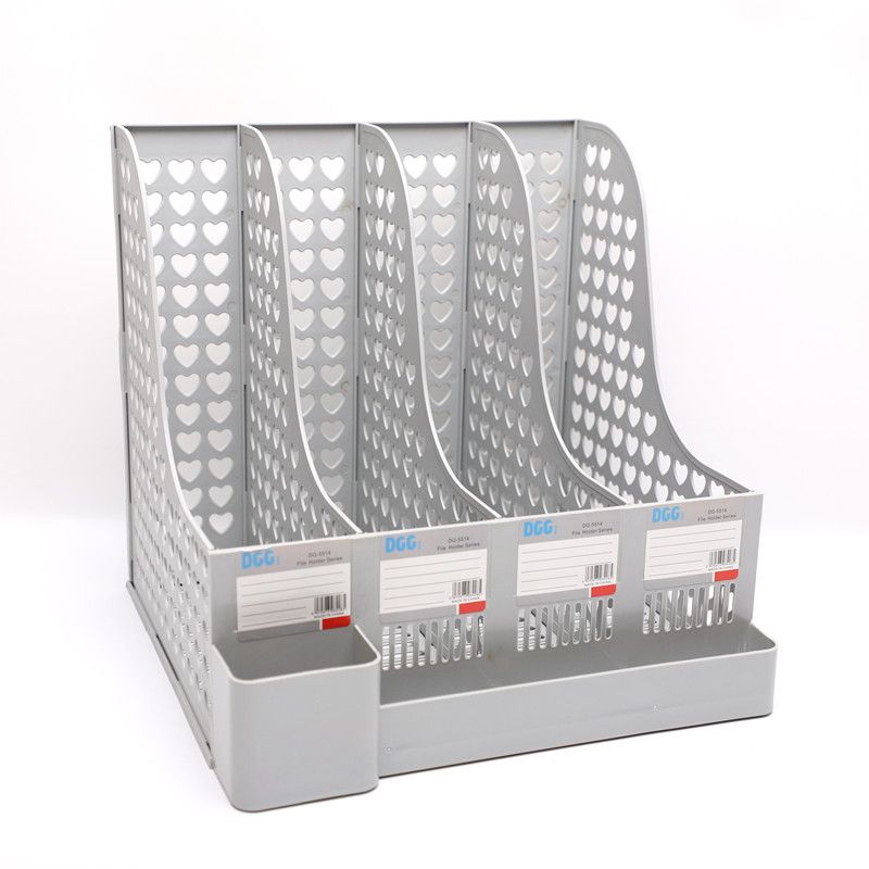 Storage box, vertical file rack, storage rack, file frame, document rack, office desktop storage rack, bookstand 6