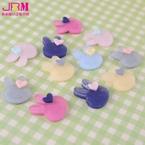 Resin manufacturers direct children hair accessories small rabbit resin patch accessories