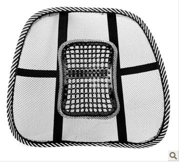 Mini Massage Car Ice Silk Lumbar Cushion Massage Lumbar Pillow Office Seat Cushion details Picture