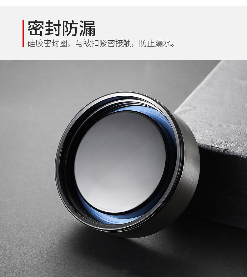 Shanghai Qingshui SM-8031-030 300ml Double-layer handle portable cup for men and women's business office tea brewing, transparent water cup with filter undefined