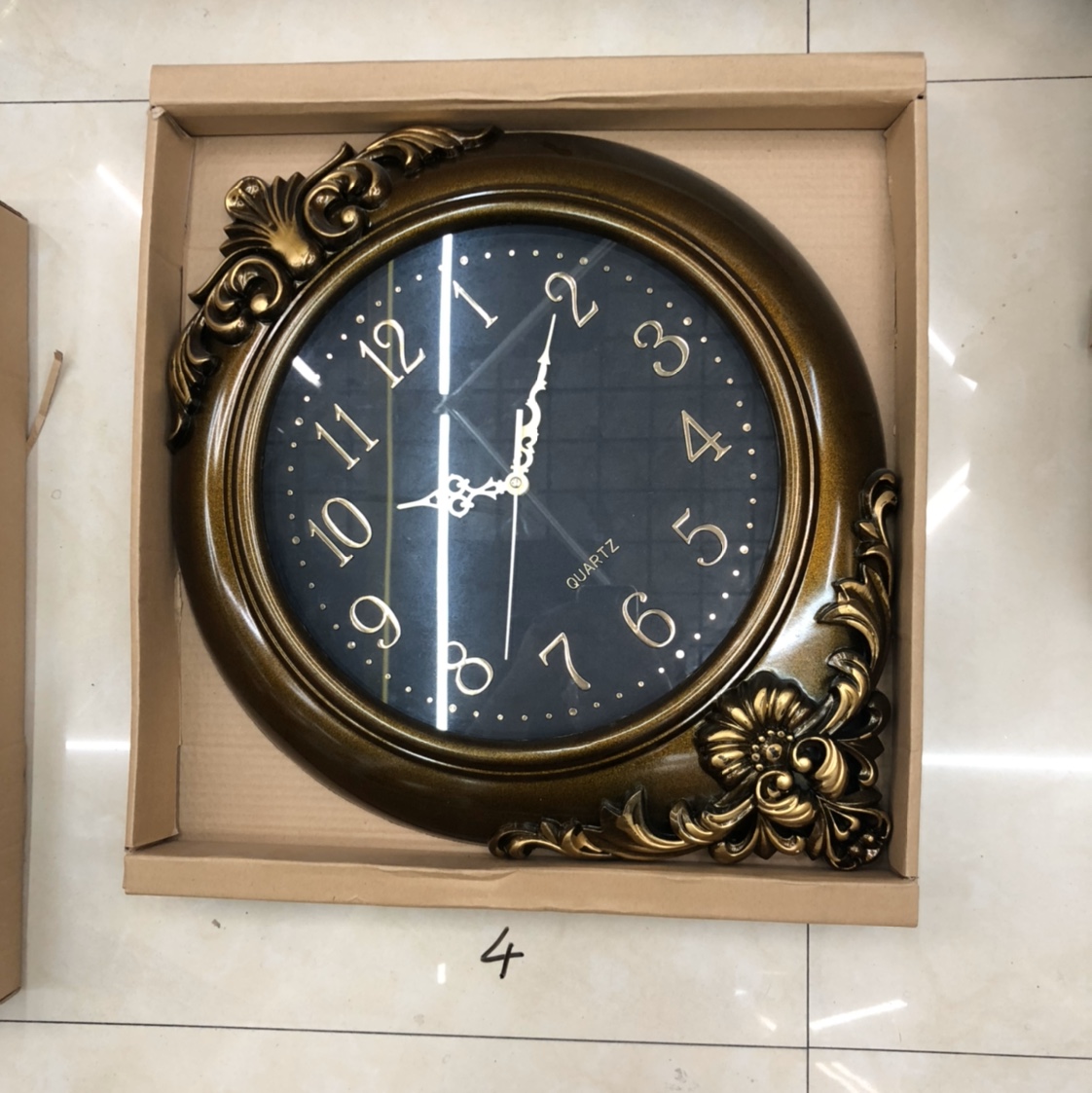 45CM antique European wall clock thumbnail