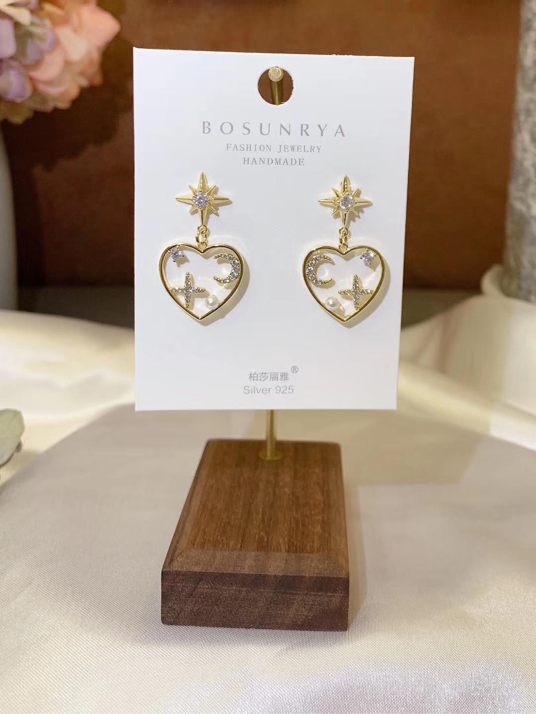 New simple and fashionable earrings and earrings Specification image
