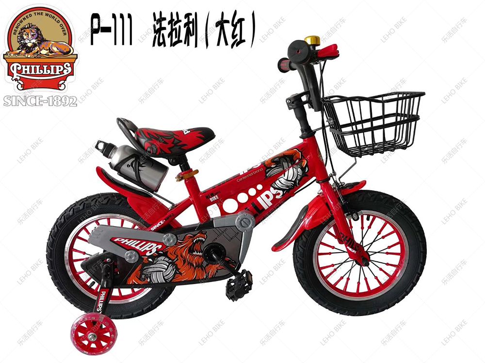 12 "Ferrari kids bike with basket and kettle thumbnail