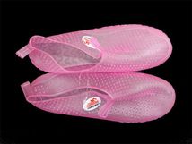 厂家直销 搏路潜水鞋 沙滩鞋 透明水晶鞋 游泳鞋BL088粉色39码