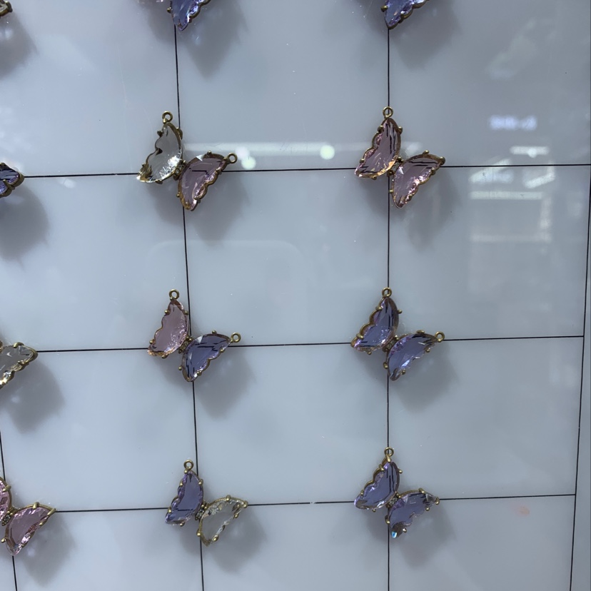 7x15 8x18 10x20蝴蝶🦋吊坠项链耳环配件