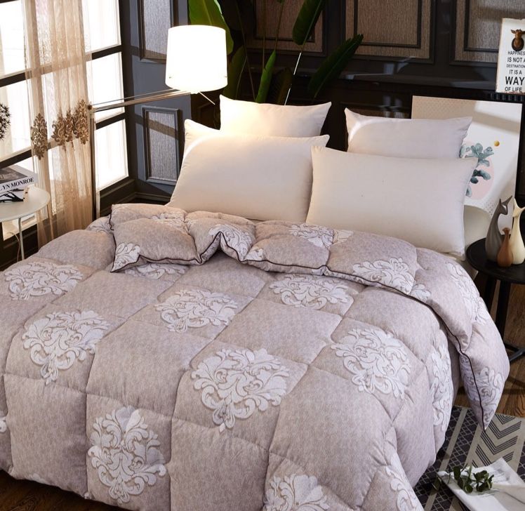 Loka cotton feather silk quilt, strong warmth retention, comfortable and breathable! Four pieces of bedding, bed sheets and duvet covers detail image 3