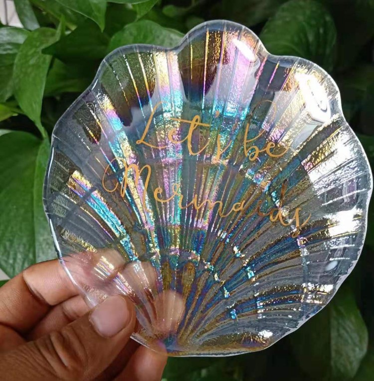 轻奢贝壳收纳盒时尚炫彩贝壳形状饰品放置盒详情图10