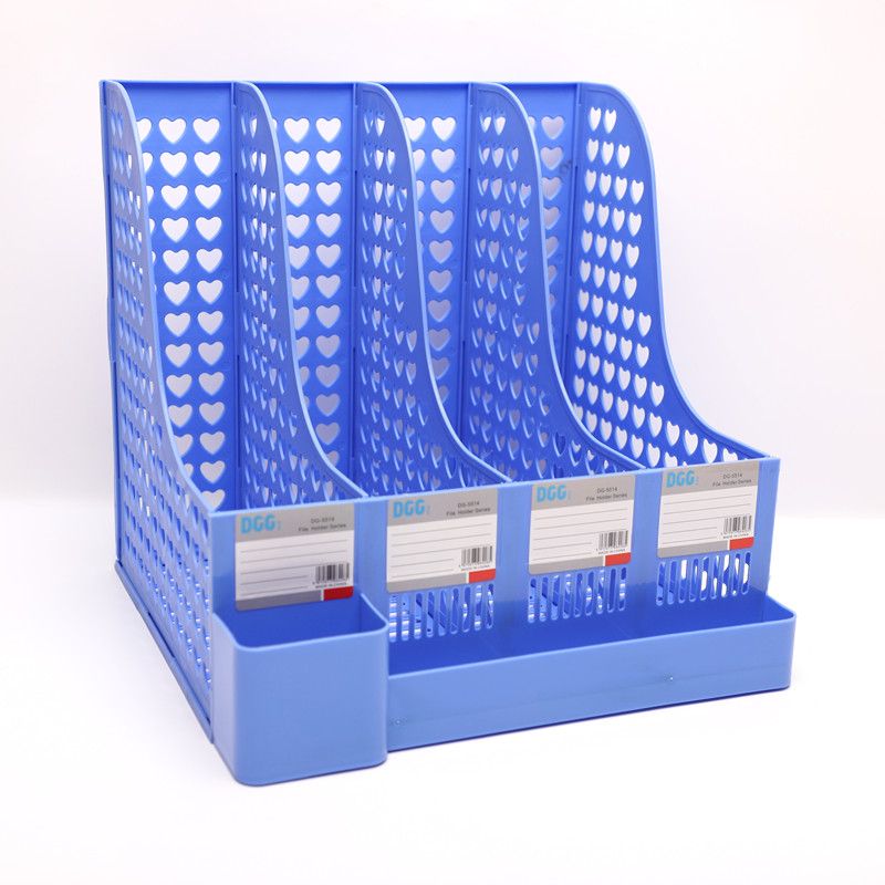 Storage box, vertical file rack, storage rack, file frame, document rack, office desktop storage rack, bookstand 7