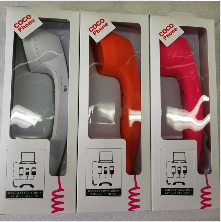 10色手机仿古 听筒，孕妇防辐射复古手机听筒 ，大听筒详情图2