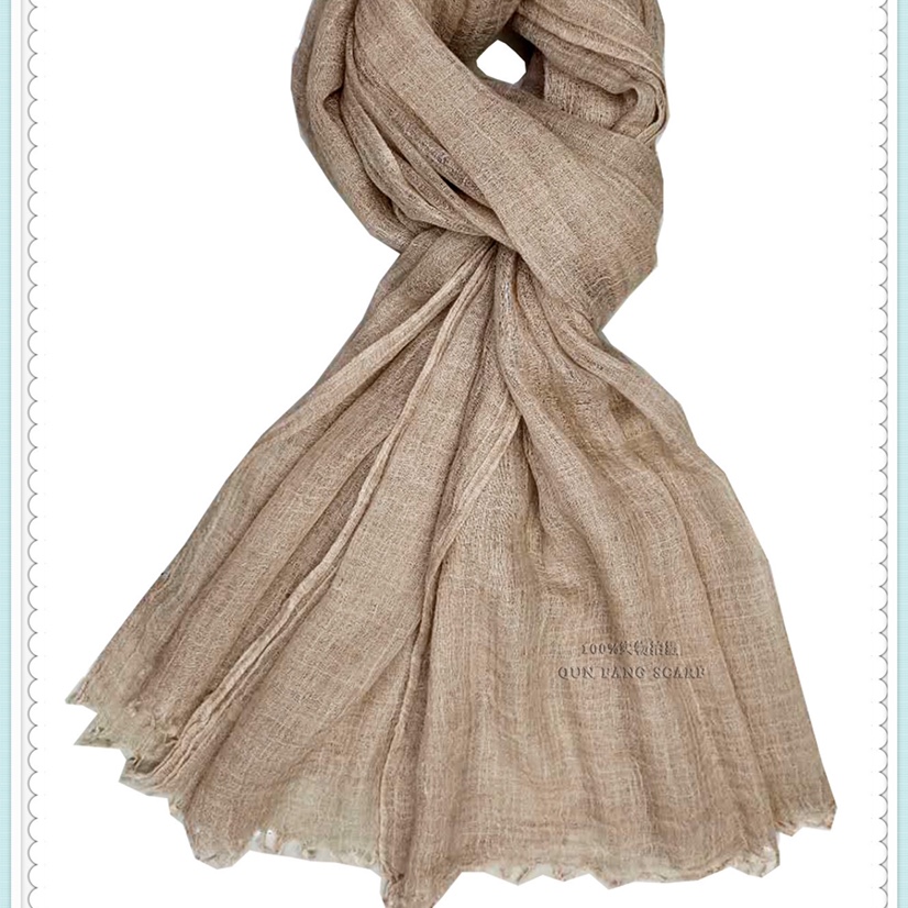 Qiu Dong vogue is recreational cotton hemp scarf, quality is good, color is much. full figure