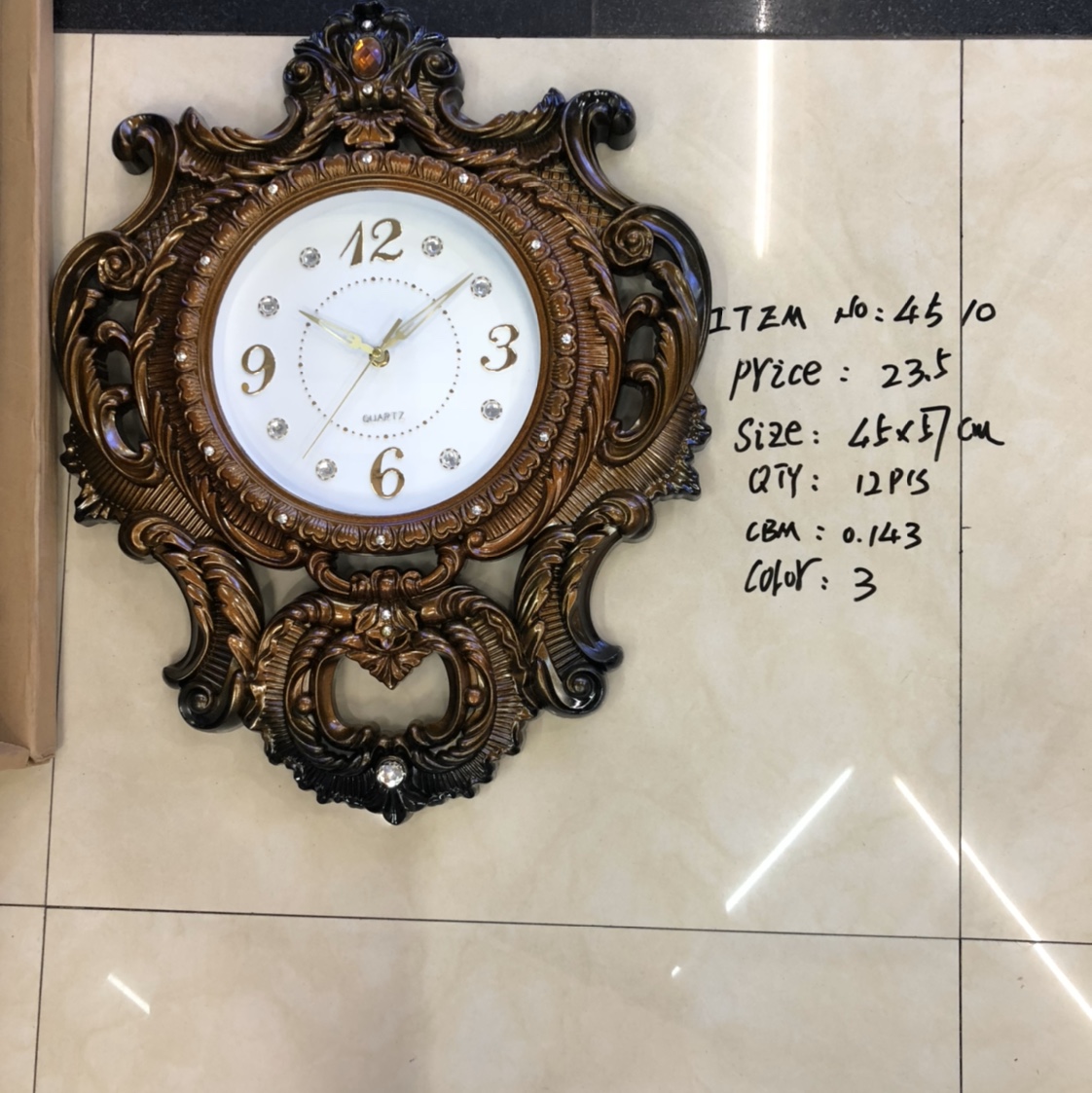 New antique wall clock
