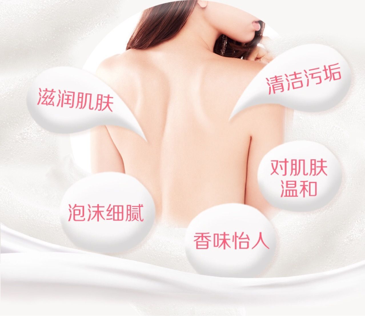 日本网红沐浴露可悠然美肌沐浴乳家庭装550ml持久留香详情图7