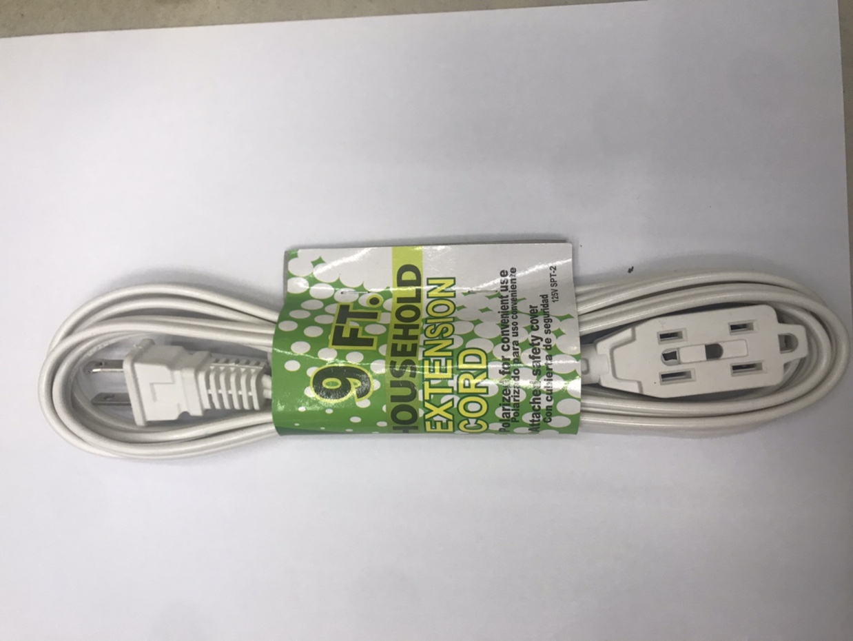 Indoor extension cord 9FT thumbnail
