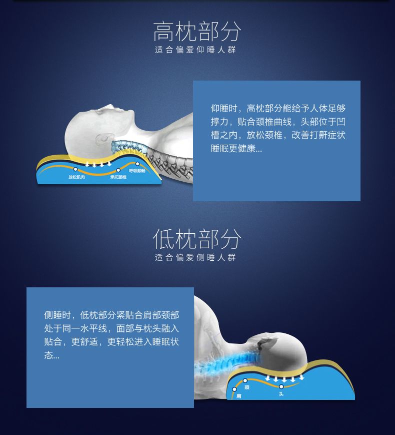 泰国进口天然乳胶枕芯护颈椎蝶形成人枕头-蝶形止鼾乳胶枕详情图13