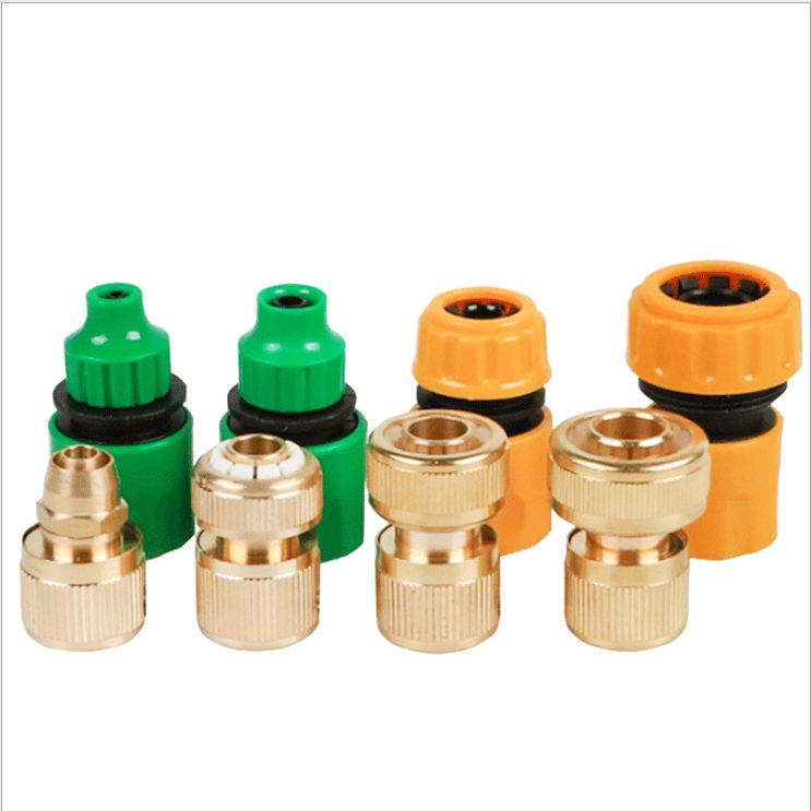Garden tools all copper pacifier quick connection car wash nozzle connector 4 water pipe quick connection 1/2 quick connection thumbnail