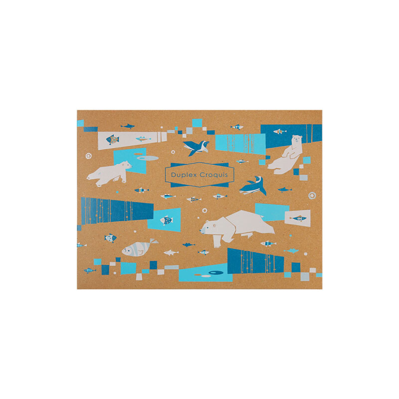 KOKUYO/ Kokyu KE-SP9-1 Double-sided Sketchbook (Double Helix)
