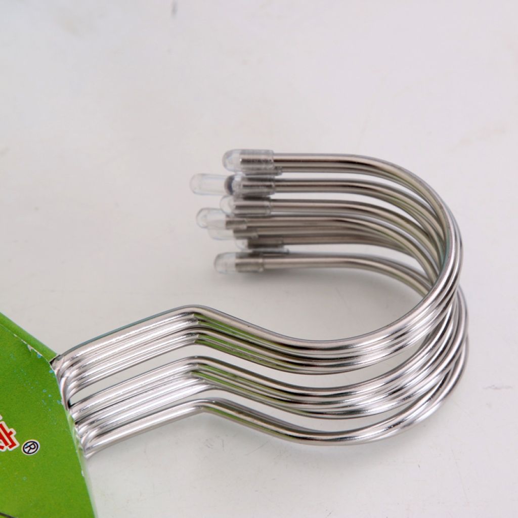 不锈钢实心衣架防风衣挂晒衣架晾衣架衣服架衣撑详情图2