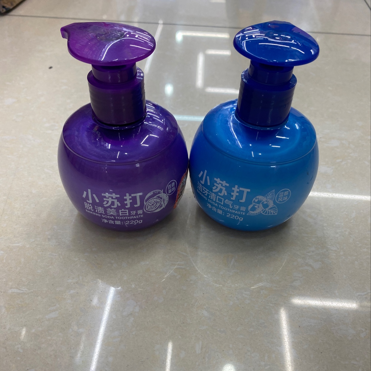 Remove stains whitening pressure pump toothpaste 220g thumbnail