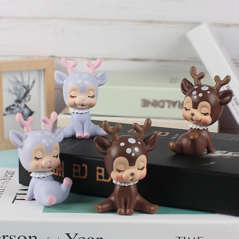 Sika deer figurine