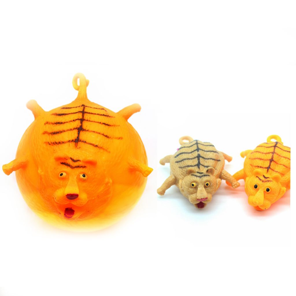 爆款吹气动物玩具