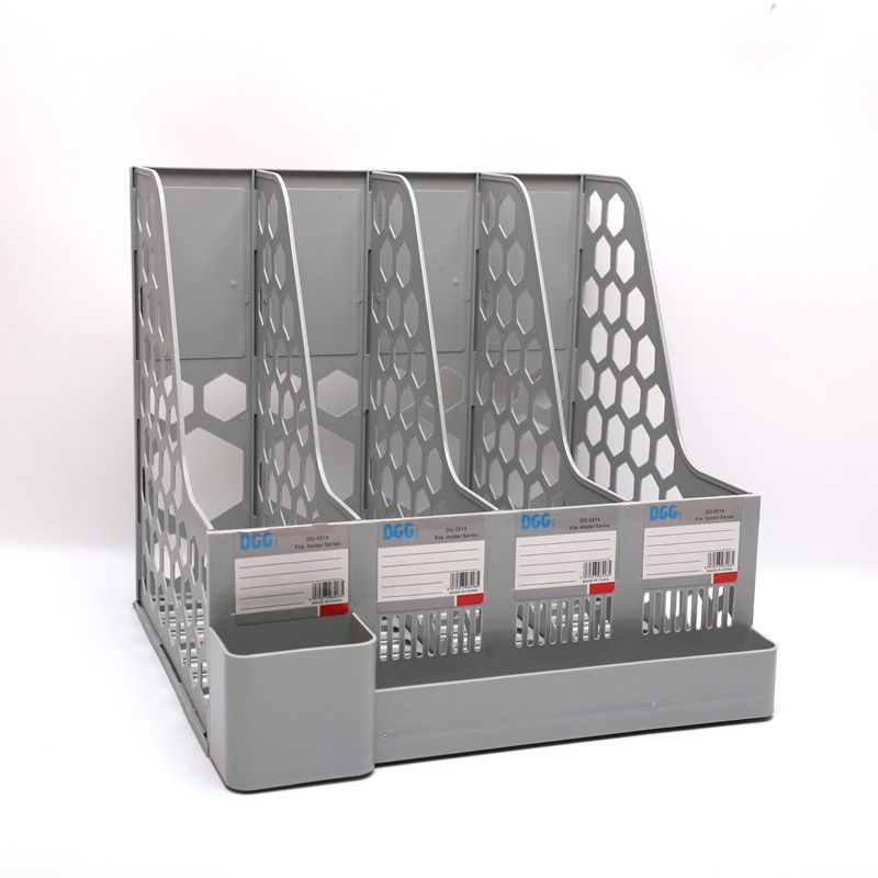 Storage box, standing file rack, storage rack, file frame, document rack, office desktop storage rack, bookstand 12
