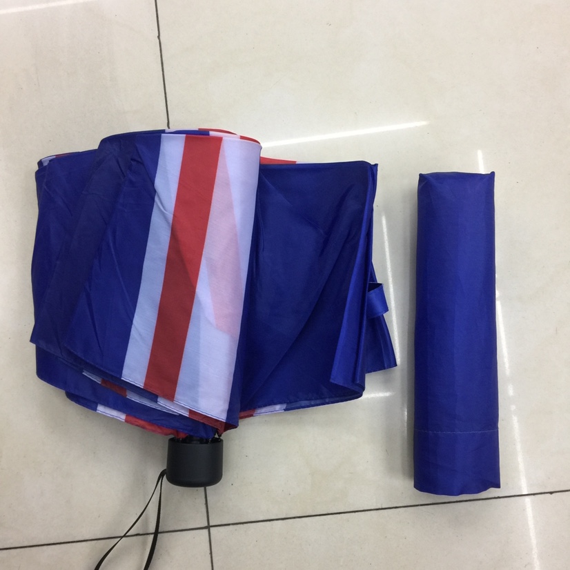 British Triple Fold 🌂 Fan Fan Folding Umbrella