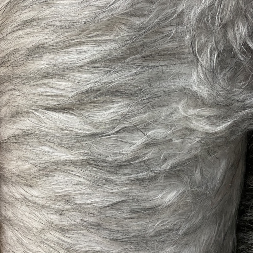 Grey and fake white