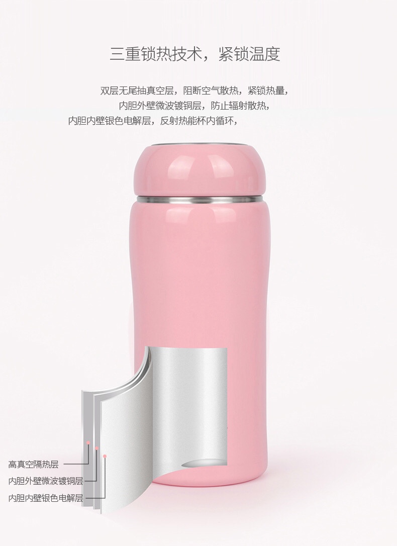 كأس الشاي بين الأطفال (M-6821-035 ML 304 من الفولاذ المقاوم للصدأ في شنغهاي details Picture