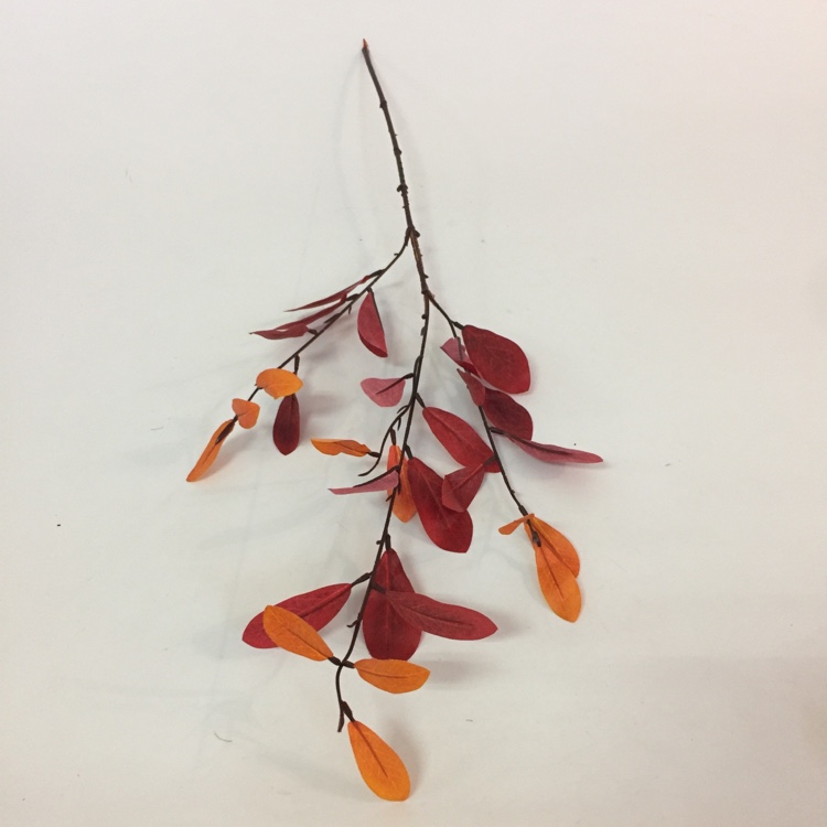 3叉小橄榄叶仿真绿植绿叶摆放花草详情图7