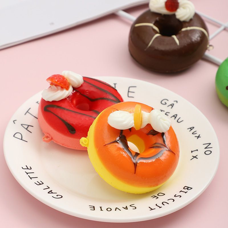 林苑 水果蛋糕模型 慢回弹仿真面包带香味益智儿童过家家玩具摆件