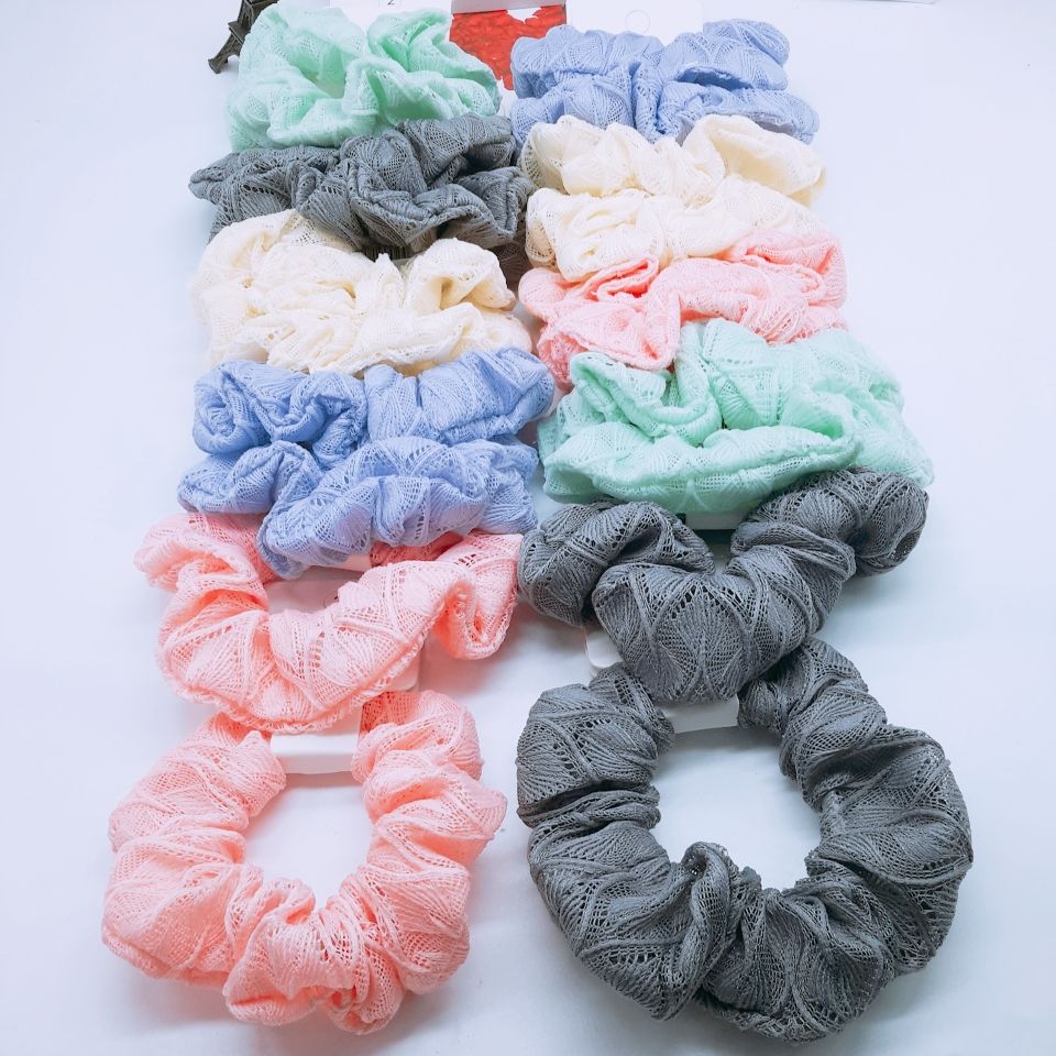 New fashion knitted big hair circle new fashion scrunchie Korean hair accessories hair rope head rope female full figure