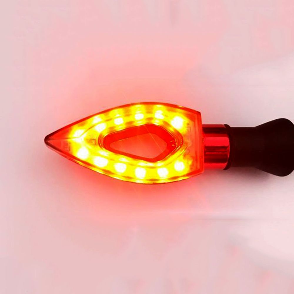 Cross-border best-selling motorcycle turn signal light flow light modification LED brake integrated signal light modification accessories details Picture