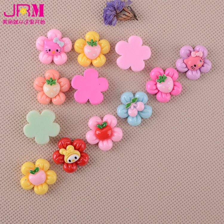 Jingrimei manufacturers direct small children headwear hair accessories combination resin materials diy accessories mobile phone wholesale accessories thumbnail