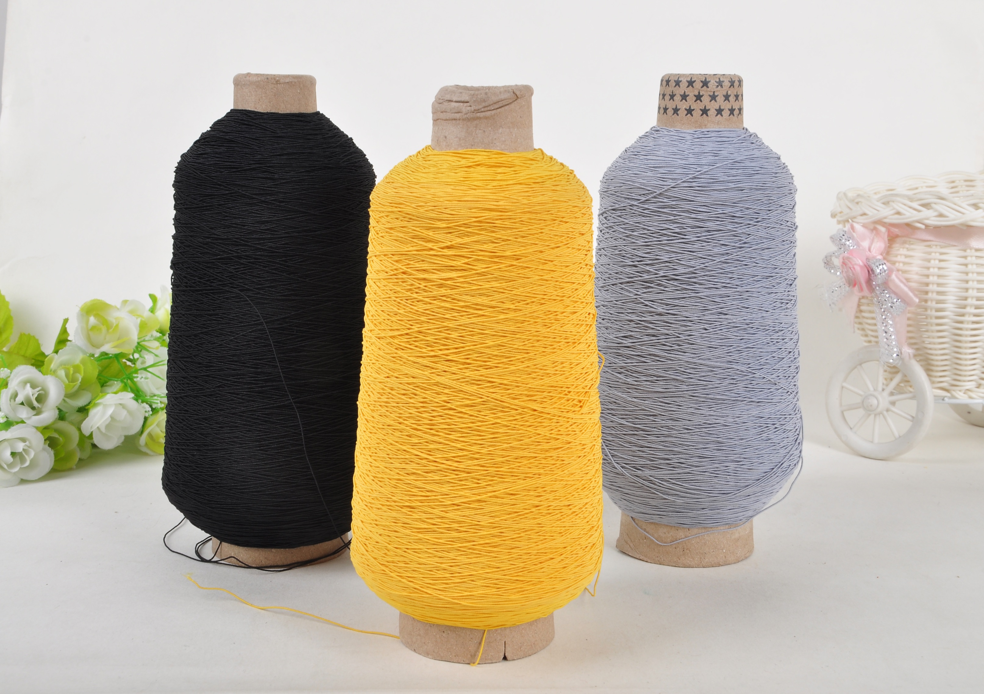 鼎辉织带 彩色缝纫松紧线 弹力线详情图5