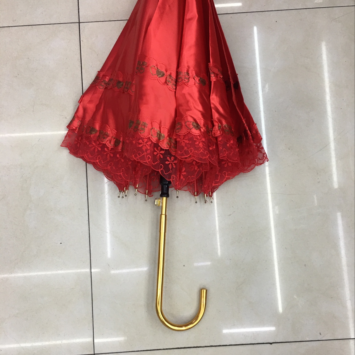 National Trend 58 cm 10k color aluminum alloy bridal umbrella Application Scenario
