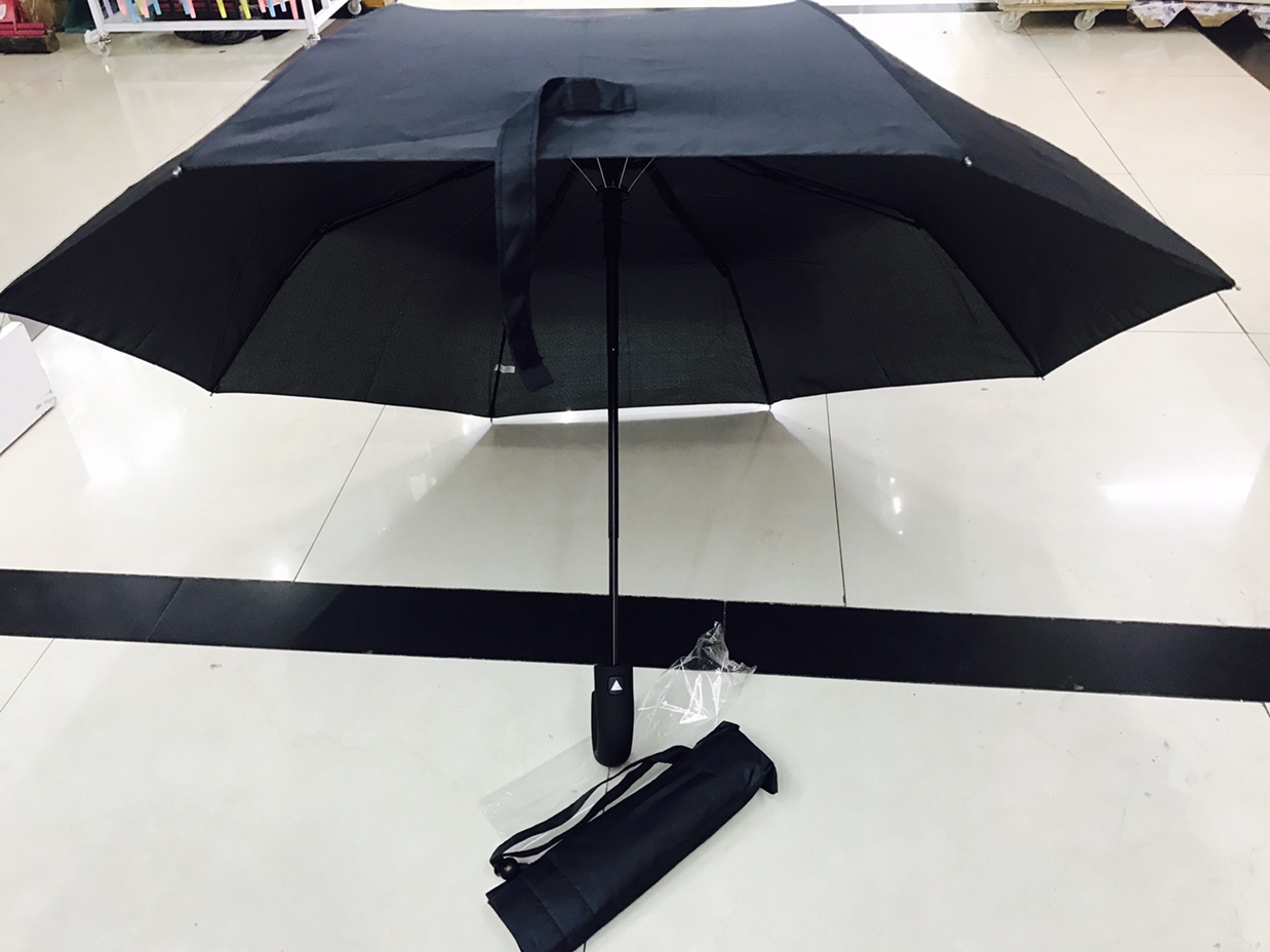 高档弯柄半自动伞