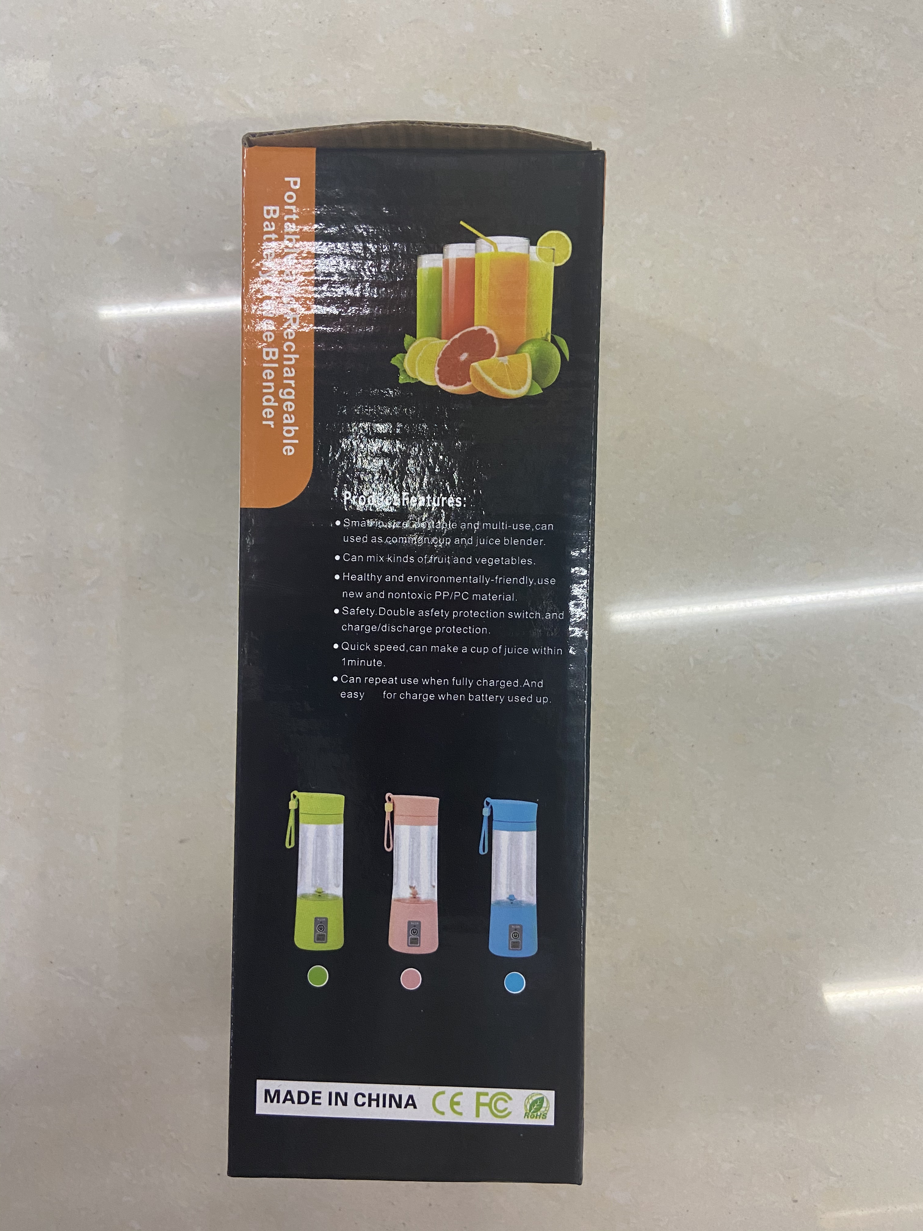 Portable mini juicer Specification image