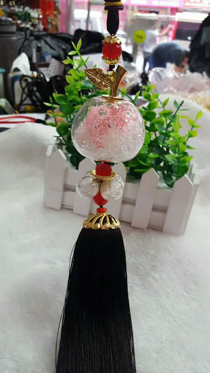 水钻琉璃苹果车挂