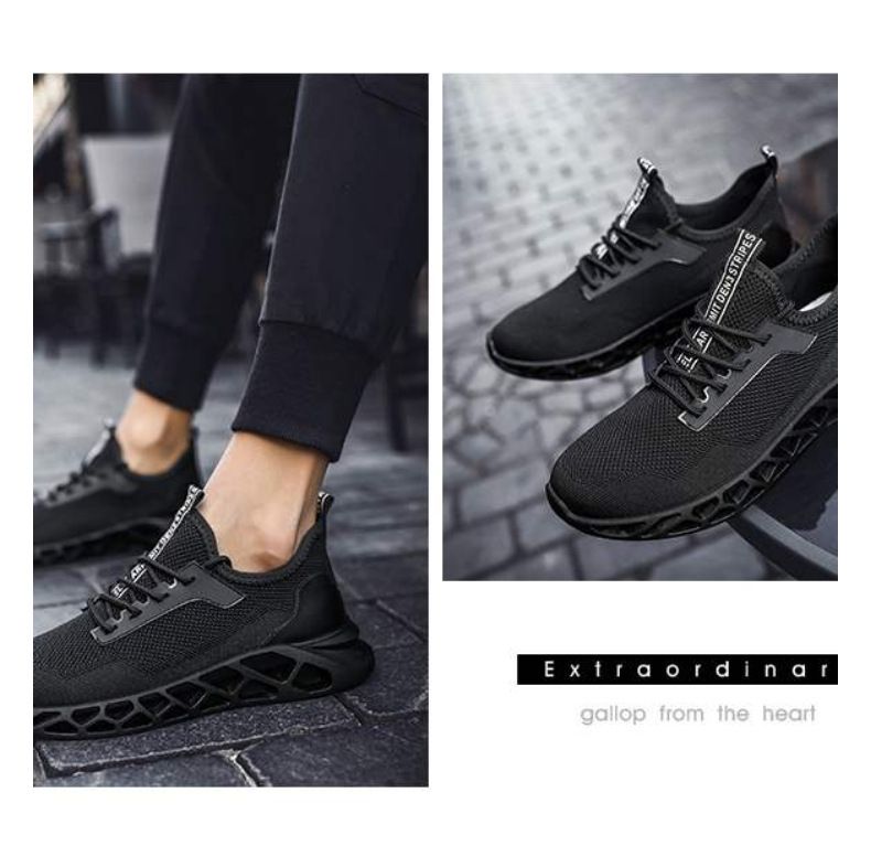 2020 Lightweight casual shoes, anti-slip, shock-absorbing, hollowed-out flying woven men's shoes, one-foot live-streaming sports shoes, best-selling running shoes detail image 7