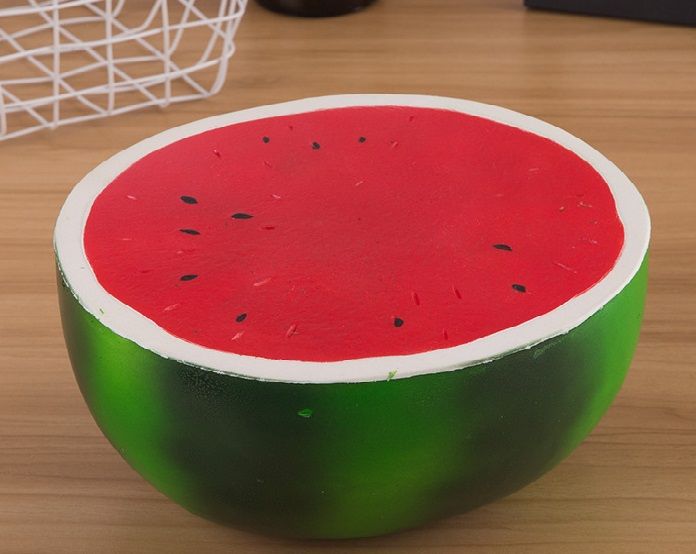 超大号慢回弹西瓜 慢回弹大水果促销礼品摄影道具详情图2