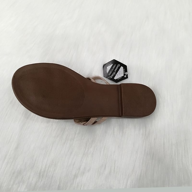 Snakeskin PU leather ladies slippers sandals summer beach详情图5