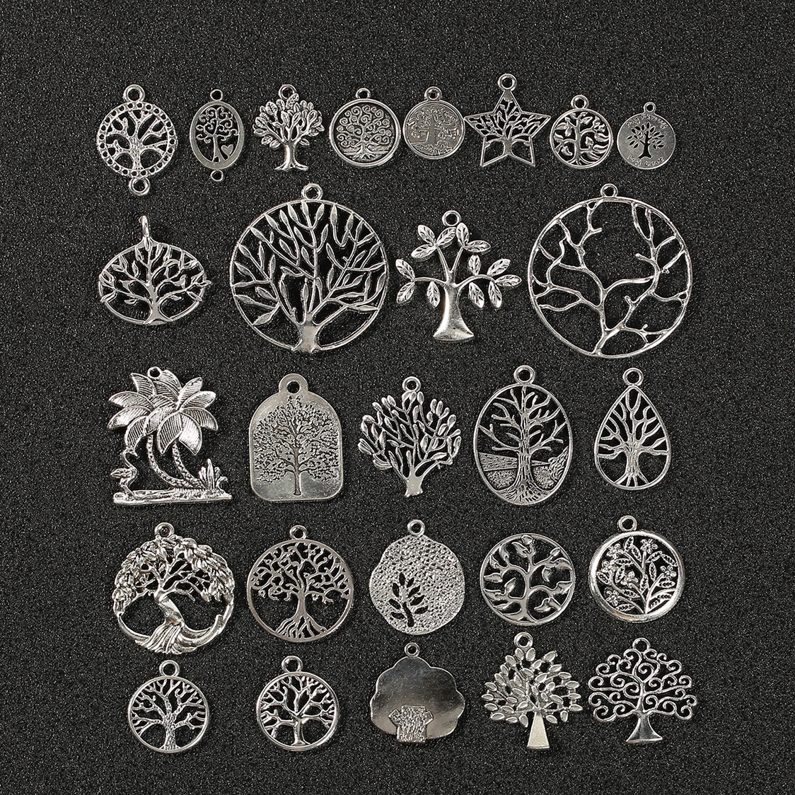 27 mixed ancient silver tree of life set thumbnail