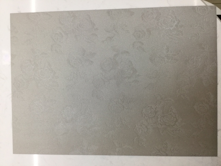 Grey pearlescent cardstock