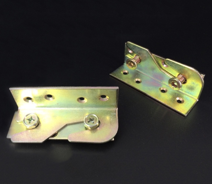 The manufacturer wholesals furniture hardware, color zinc bed hooks, which are firm, practical and fixed. The larger the quantity of hanging pieces, the better the price Specification image