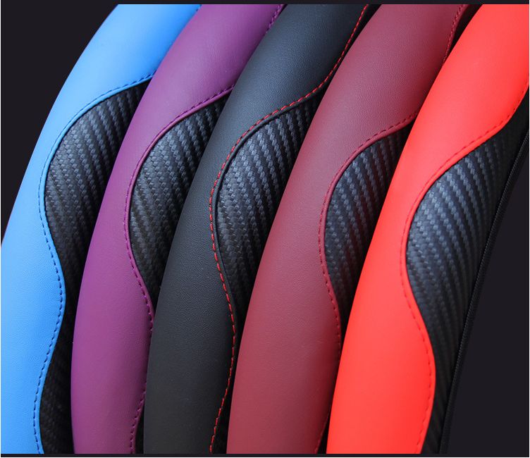 Carbon fiber steering wheel cover without inner ring tightness Specification image