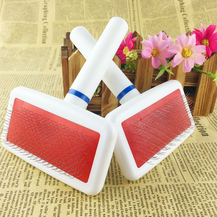 Pet comb promotion: White airbag needle comb, comb bristle brush manufacturer wholesale pet supplies. Pet supplies pic 1
